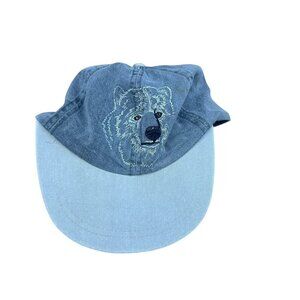 Canada Embroidered Bear Gray Baseball Cap
